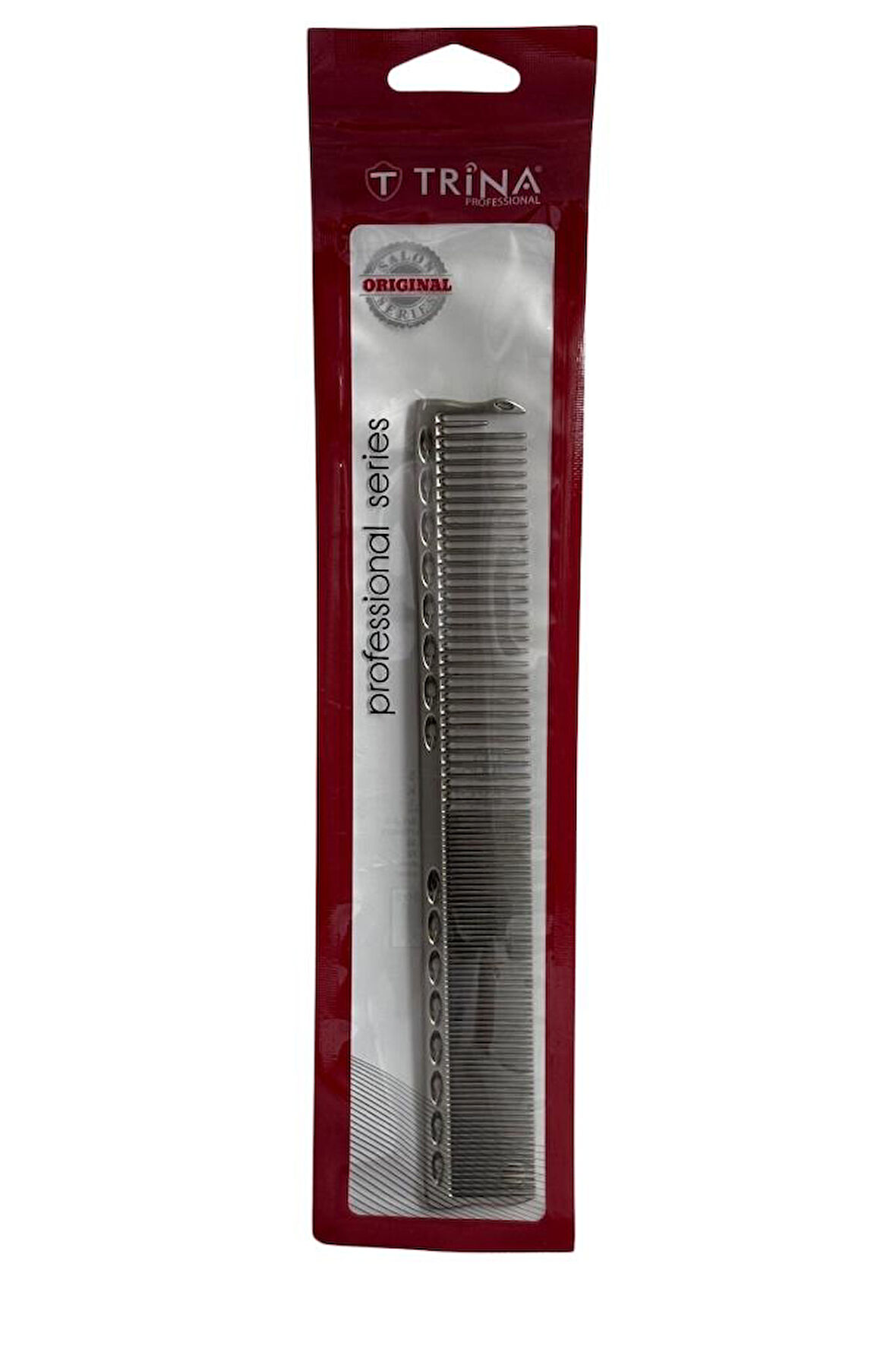 Trina Alüminyum Saç Tarağı Premium 19,5 cm Gümüş Renk