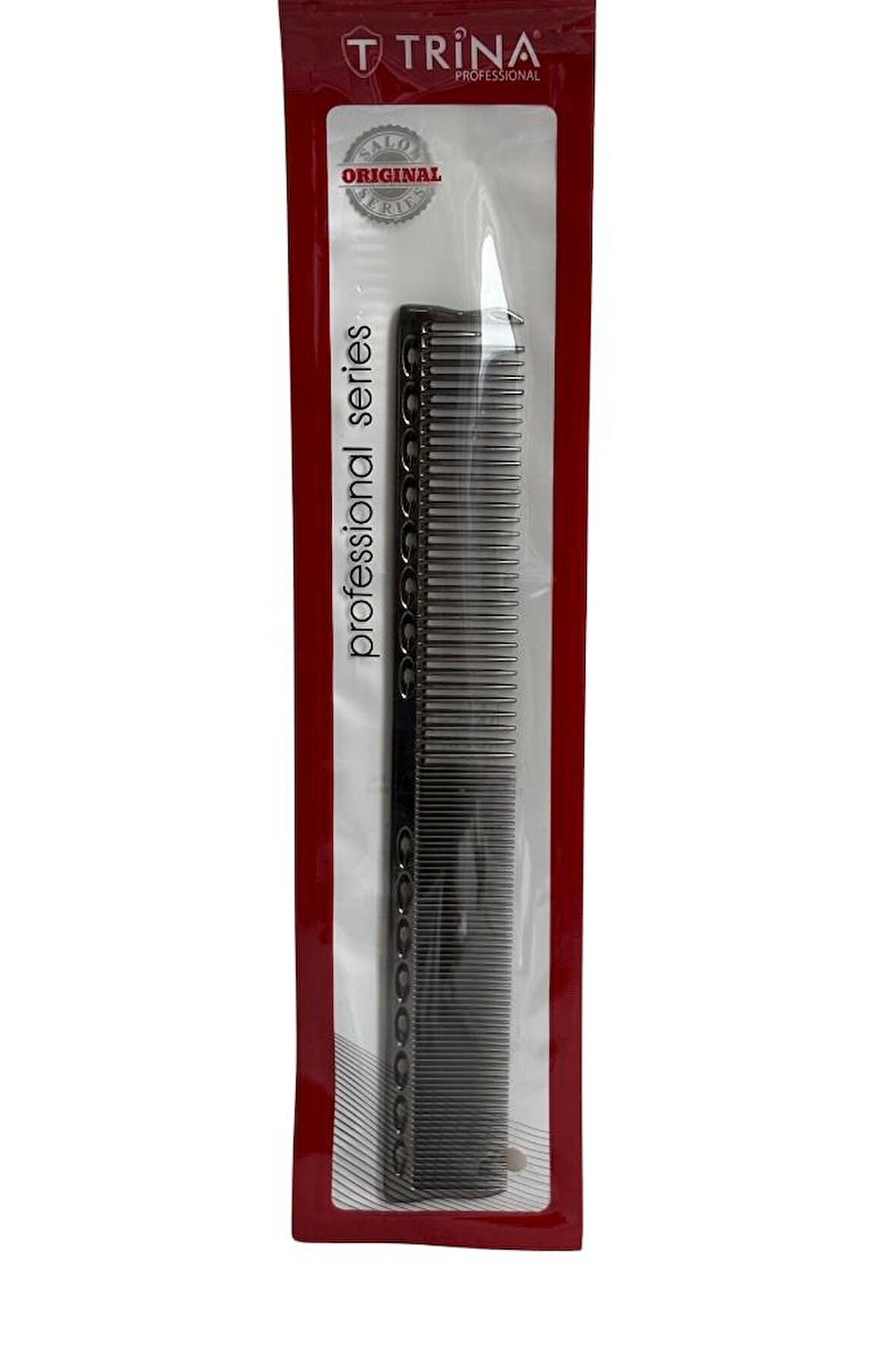 Trina Alüminyum Saç Tarağı Premium 19,5 cm Antrasit Renk