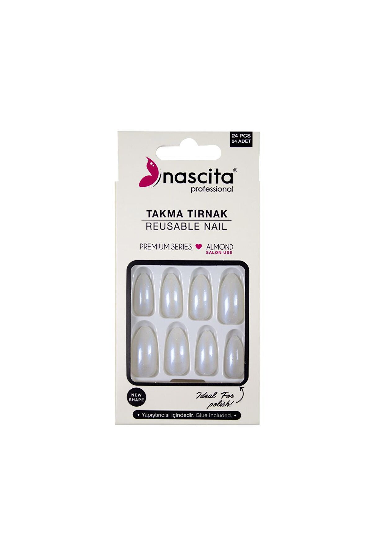 Nascita Hologram Takma Tırnak Almond 24'Lü - 199