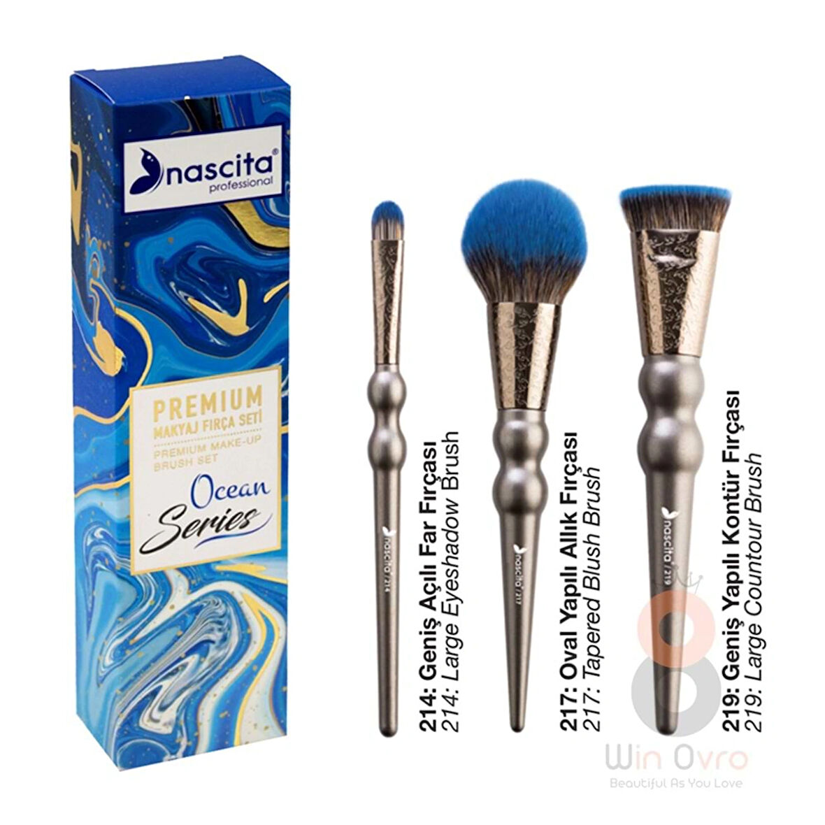 Nascita Ocean Serisi Makyaj Fırça Set 2
