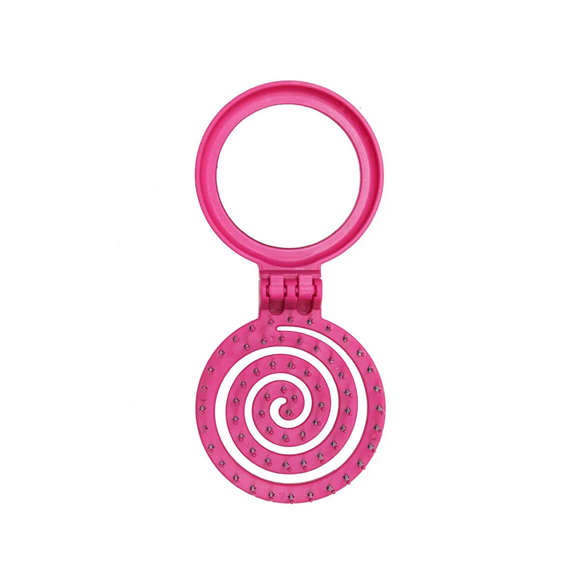 Nascita Macaron Aynalı Saç Fırçası Pembe - 51	
