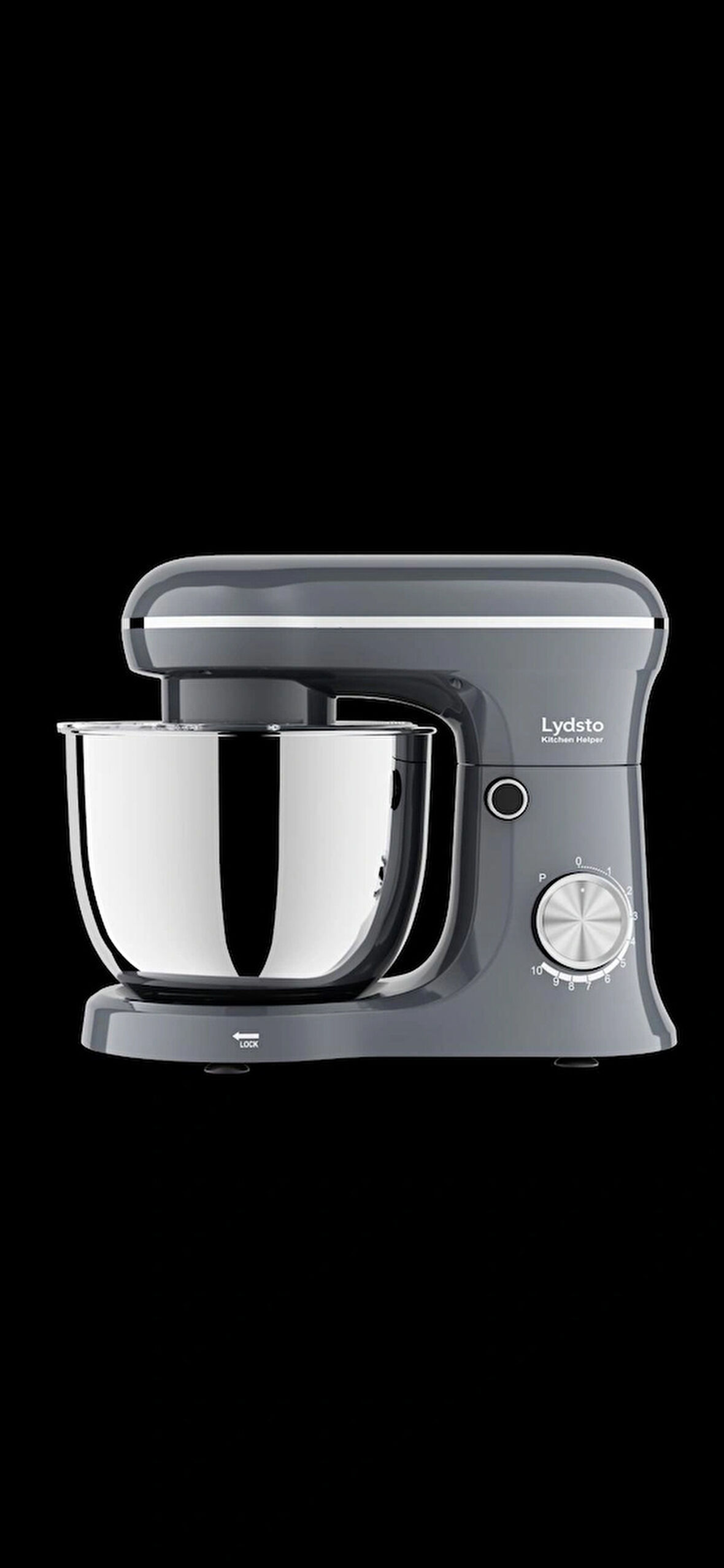 Kitchen Helper PV-4700 1500W-5.2 Litre -10 Kademe Hız Ayarı Stand Mikser Hamur Yoğurma Makinesi