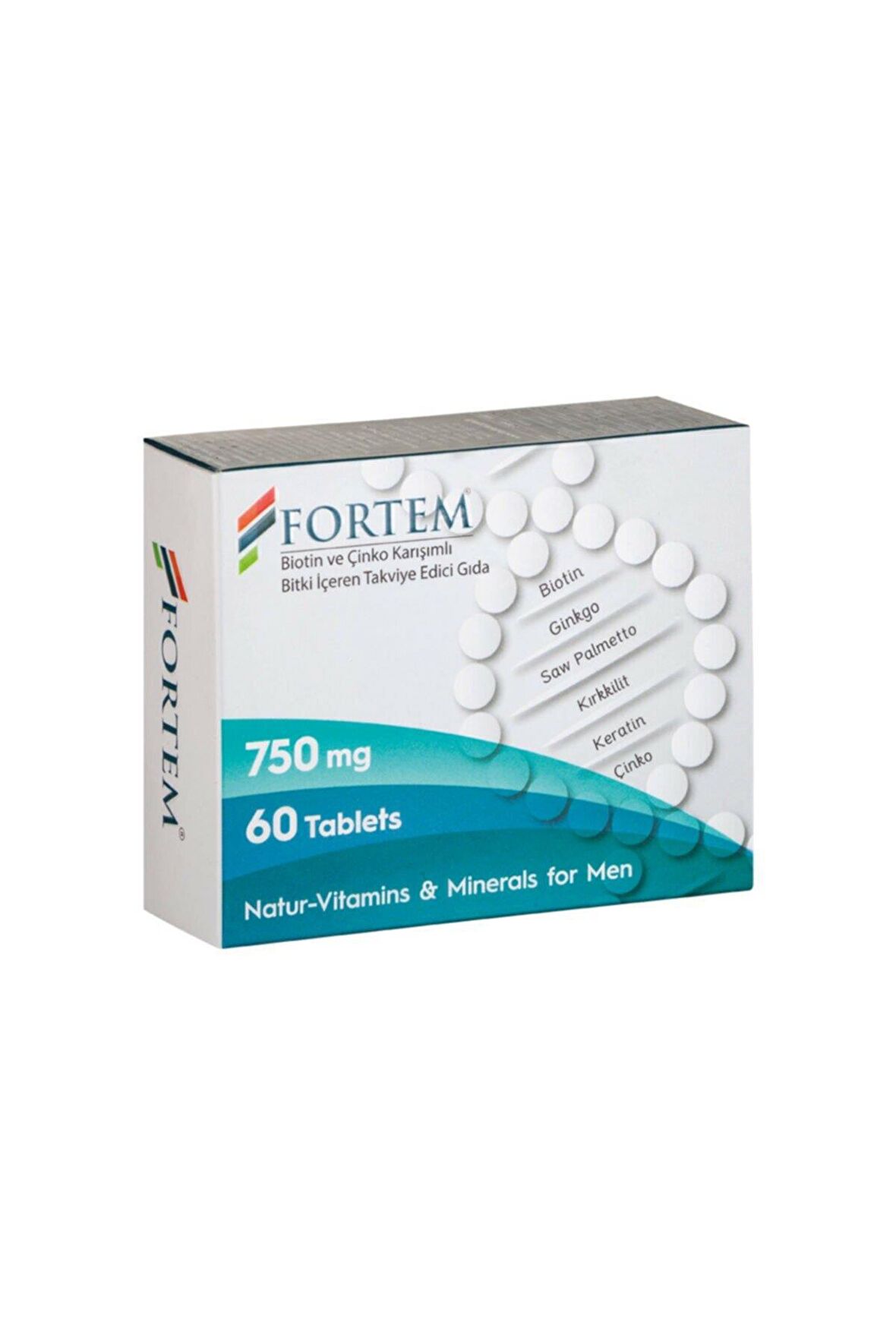 BİOTİN VE ÇİNKO KARIŞIMLI BİTKİ İÇEREN GIDA TAKVİYESİ 60 ABLET