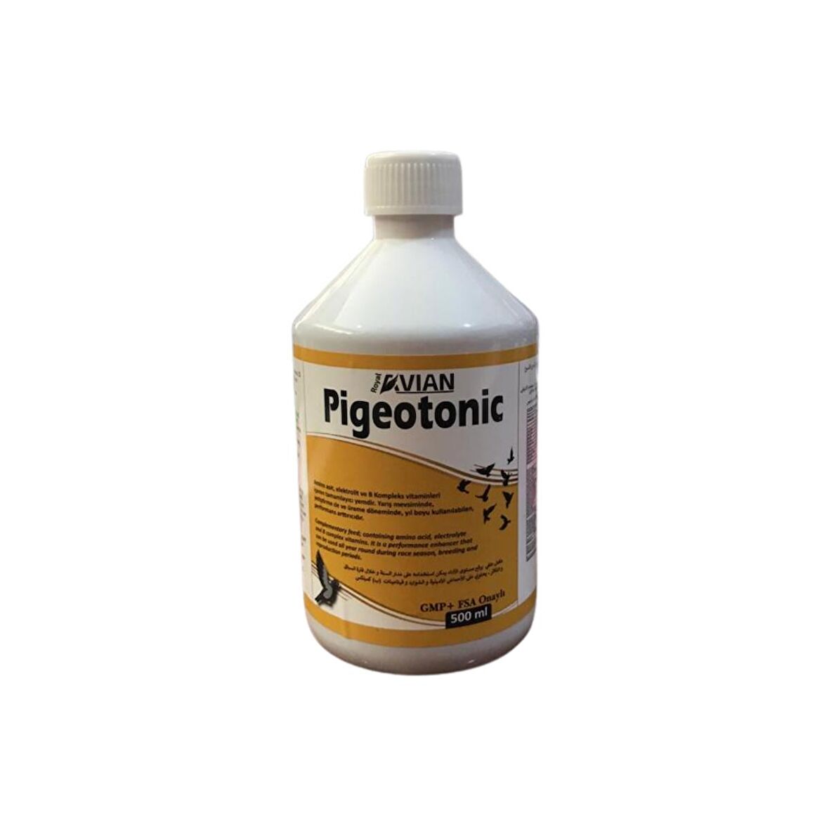 Royal İlaç Pigeotonic 500 Ml. Aminoasit ve B Vitamini Destekleyici Yem