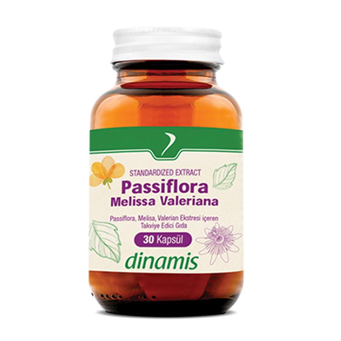 DİNAMİS Passiflora+melissa Valerian 30 Kapsül