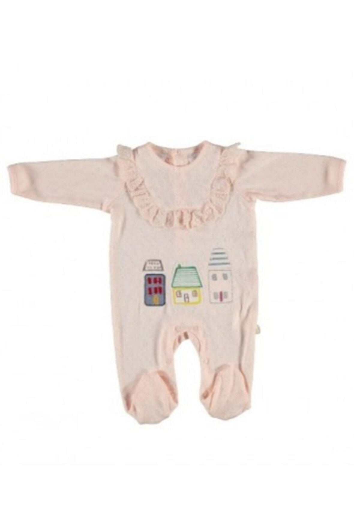 60277 Summer Days Kız Bebek Jakarlı Bebek Tulum Somon