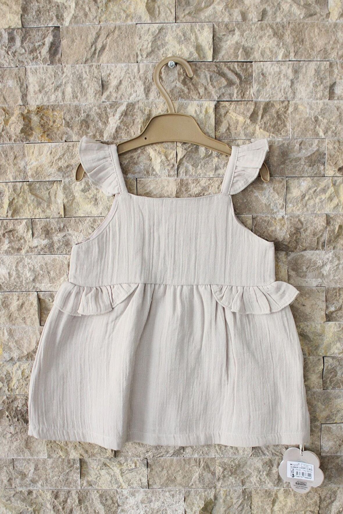 Bibaby Biorganic Summer Cherry Elbise 76030 Taş