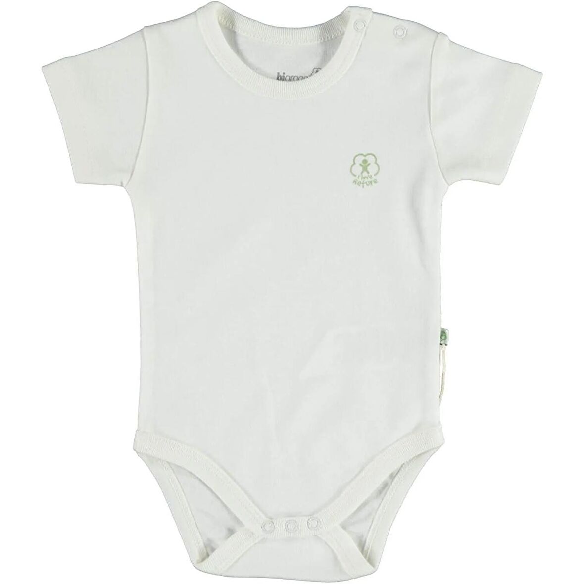 Bibaby Biorganic Basic Nature Kısa Kol Body 56884 Ekru