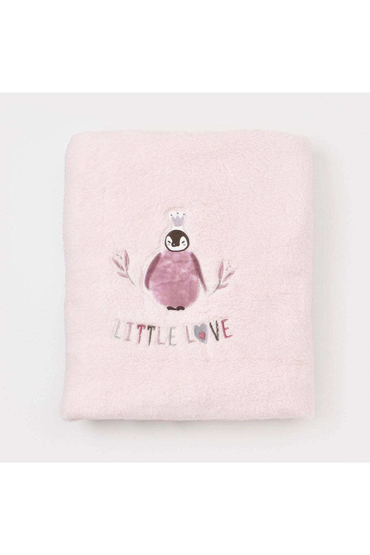 Bibaby Battaniye Welsoft Pink Love 90x100 cm.