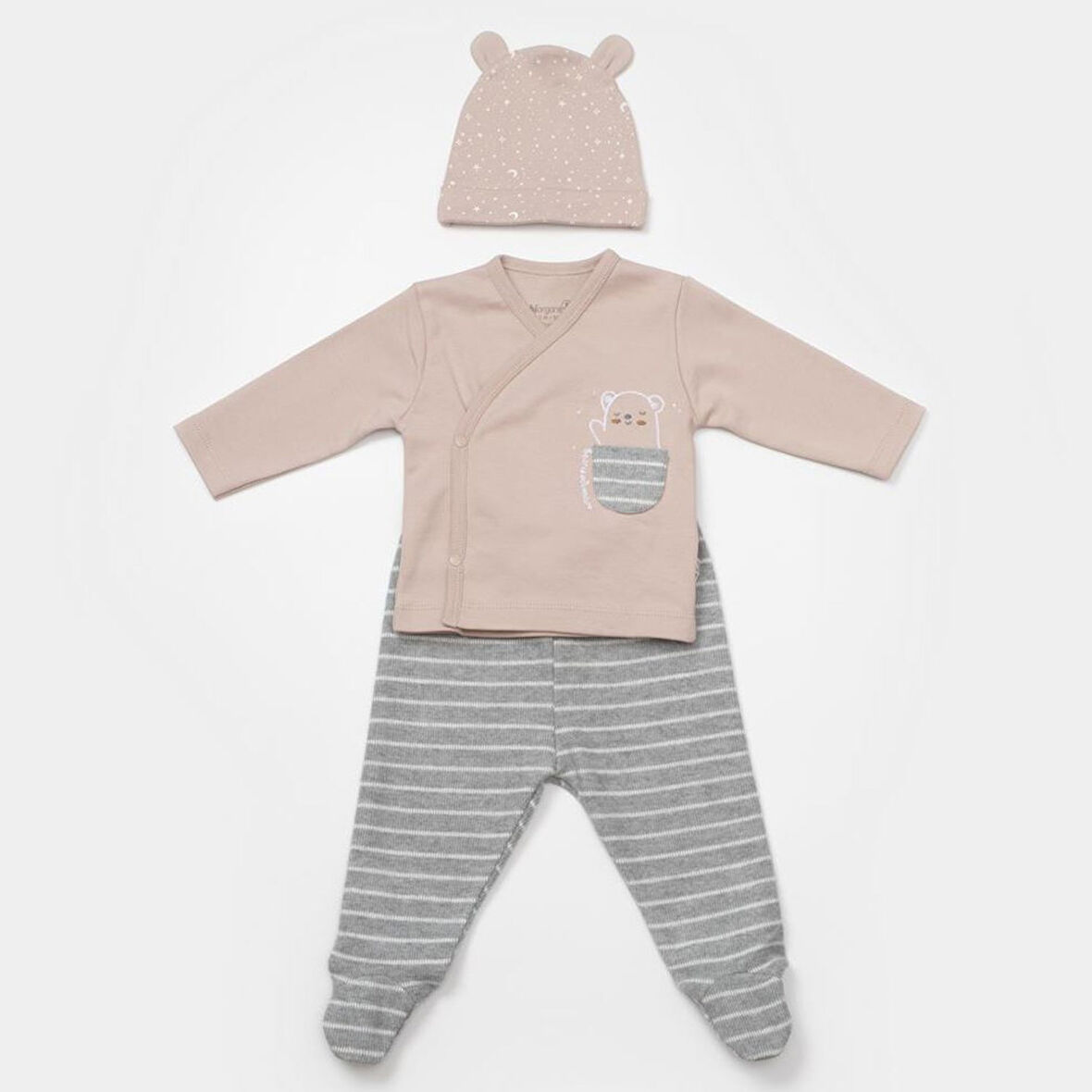 Bibaby Adventure Bear 3'lü Bebek Takımı 73333