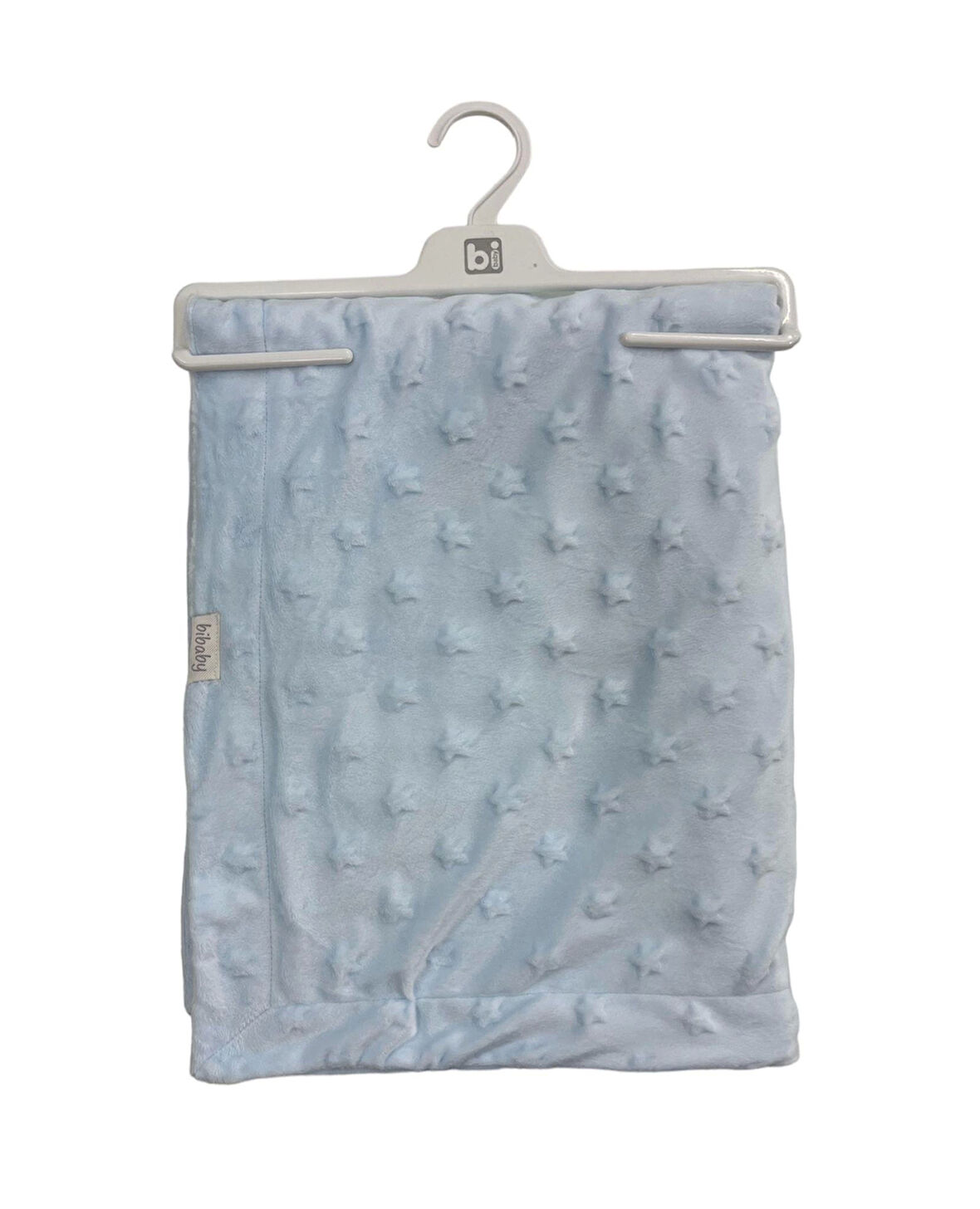 Bibaby Embossed Star 90x108 Battaniye 64728 Blue