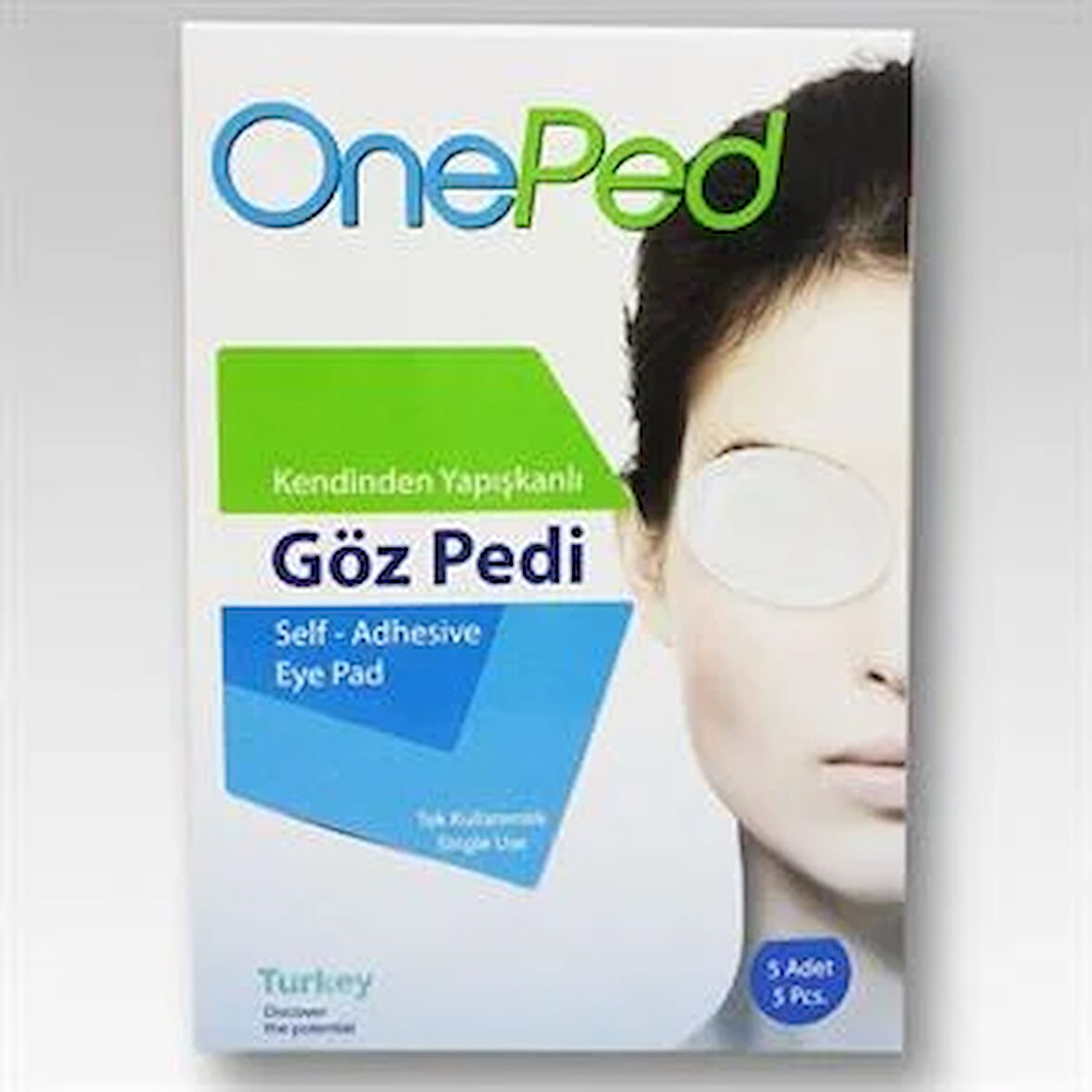 One Ped Kendinden Yapışkanlı Steril Göz Pedi 5'li