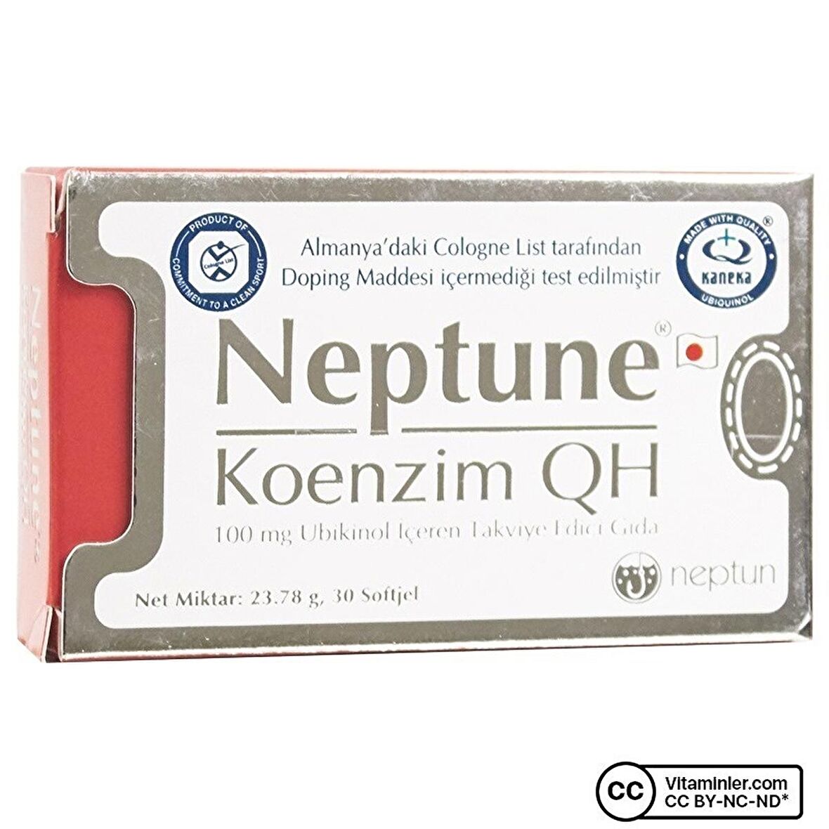 Neptune Koenzim QH 100 Mg 30 Kapsül - AROMASIZ