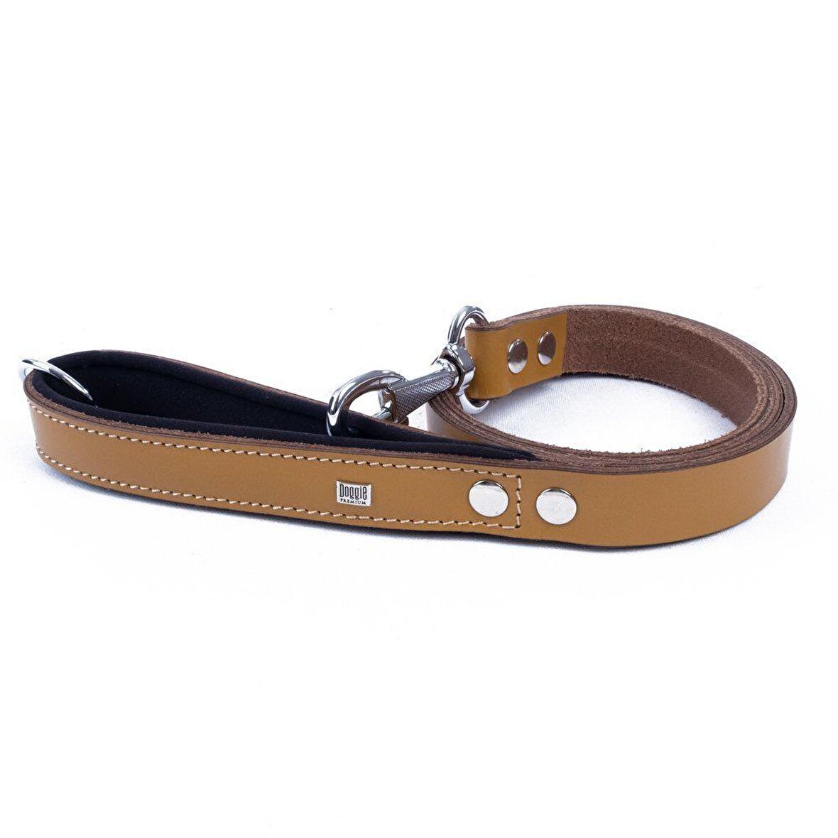 Doggie Konfor Klasik Deri Gezdirme Camel 3x100 Cm 