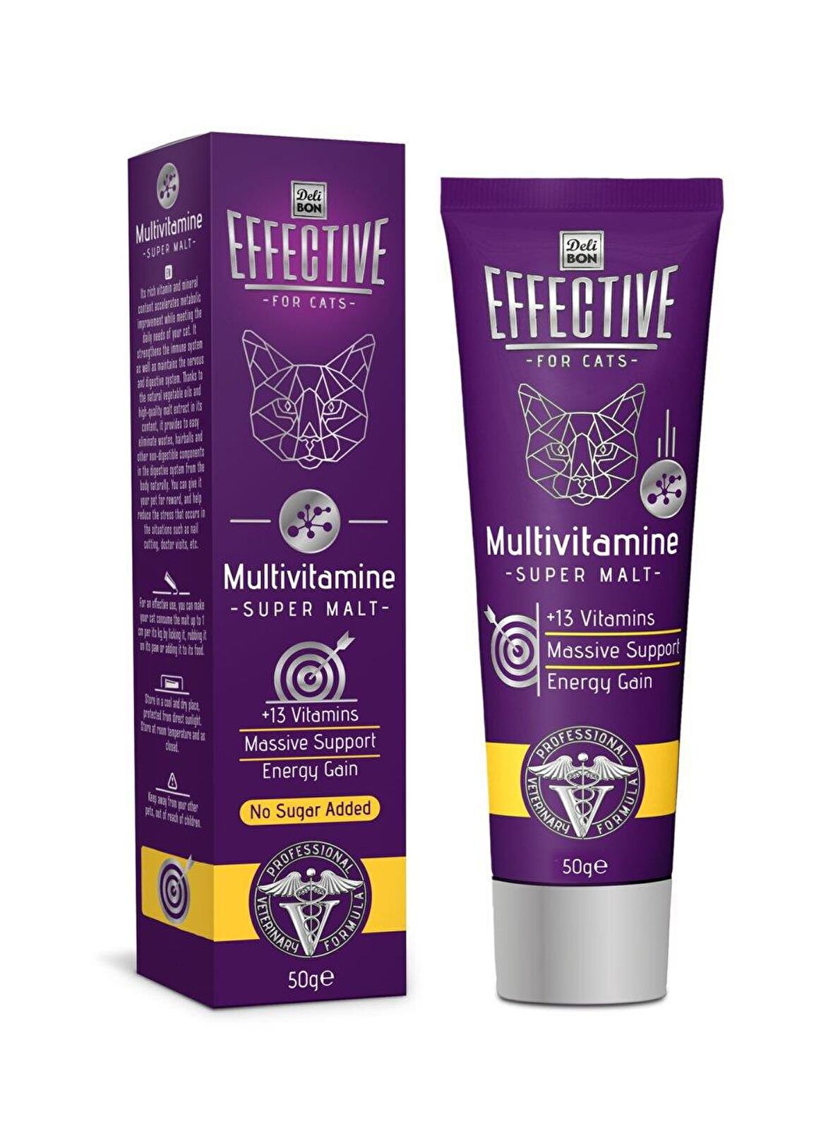 Delibon Effective Yavru-Yetişkin Enerji Destekleyici Multi Vitamin Macun 50 gr