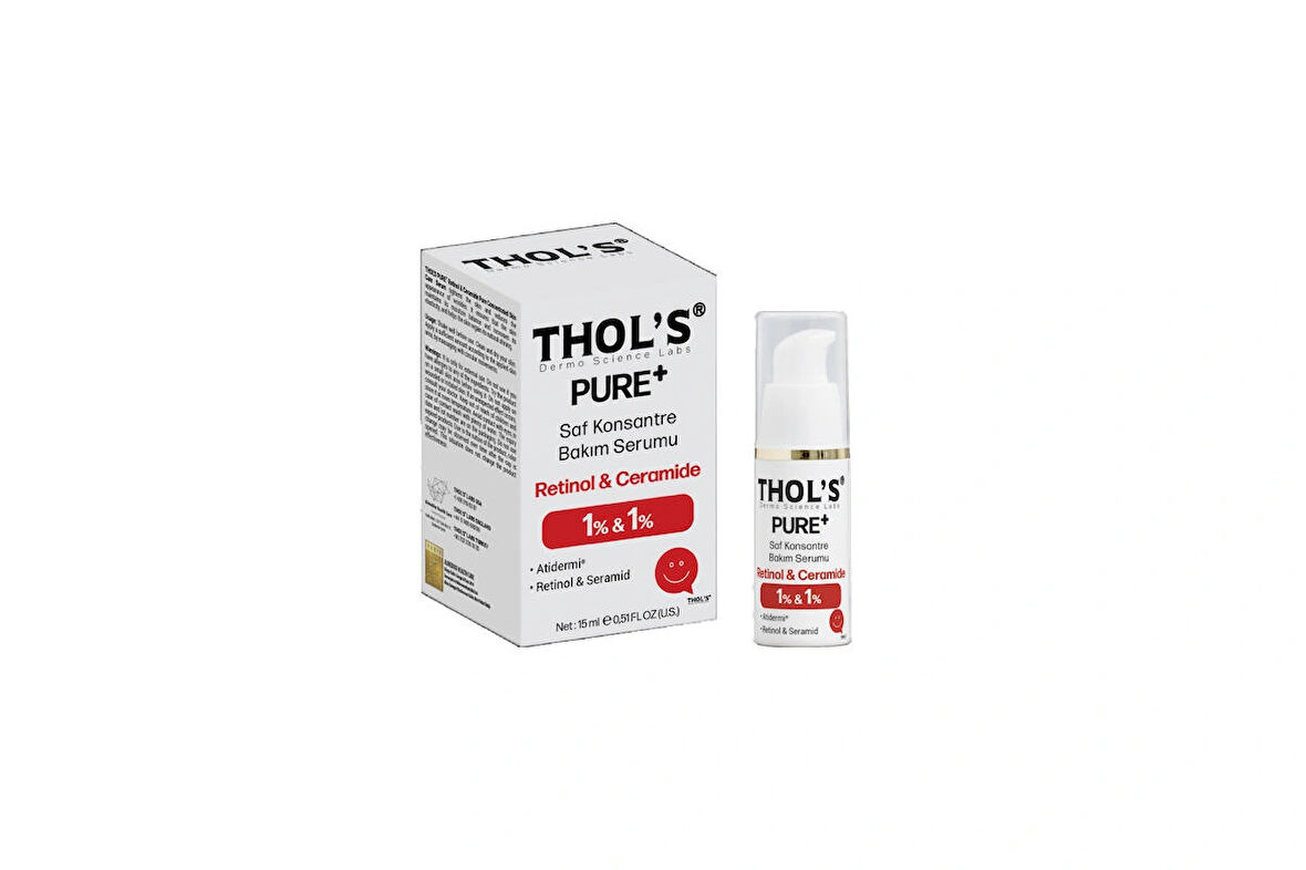 THOL'S PURE+ Retinol 1% + Ceramide 1% - 15 ml (TB66) Bakım Serumu