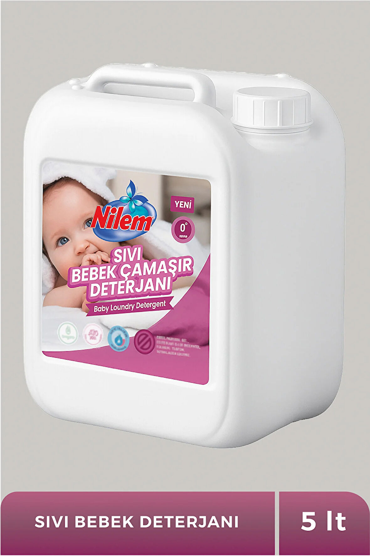 Nilem Sıvı Bebek Çamaşır Deterjanı 5 L