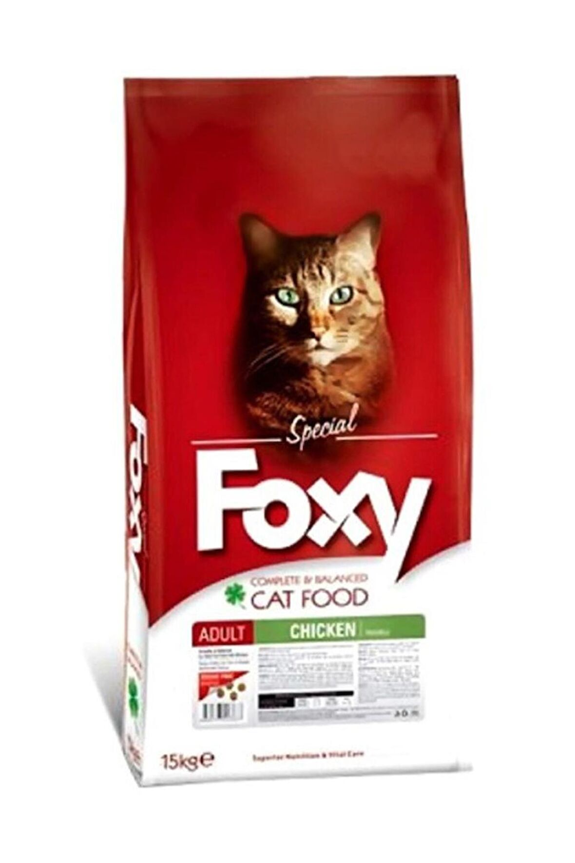 Foxy Tam Ve Dengeli Tavuklu Yetişkin Kedi Maması 15 Kg