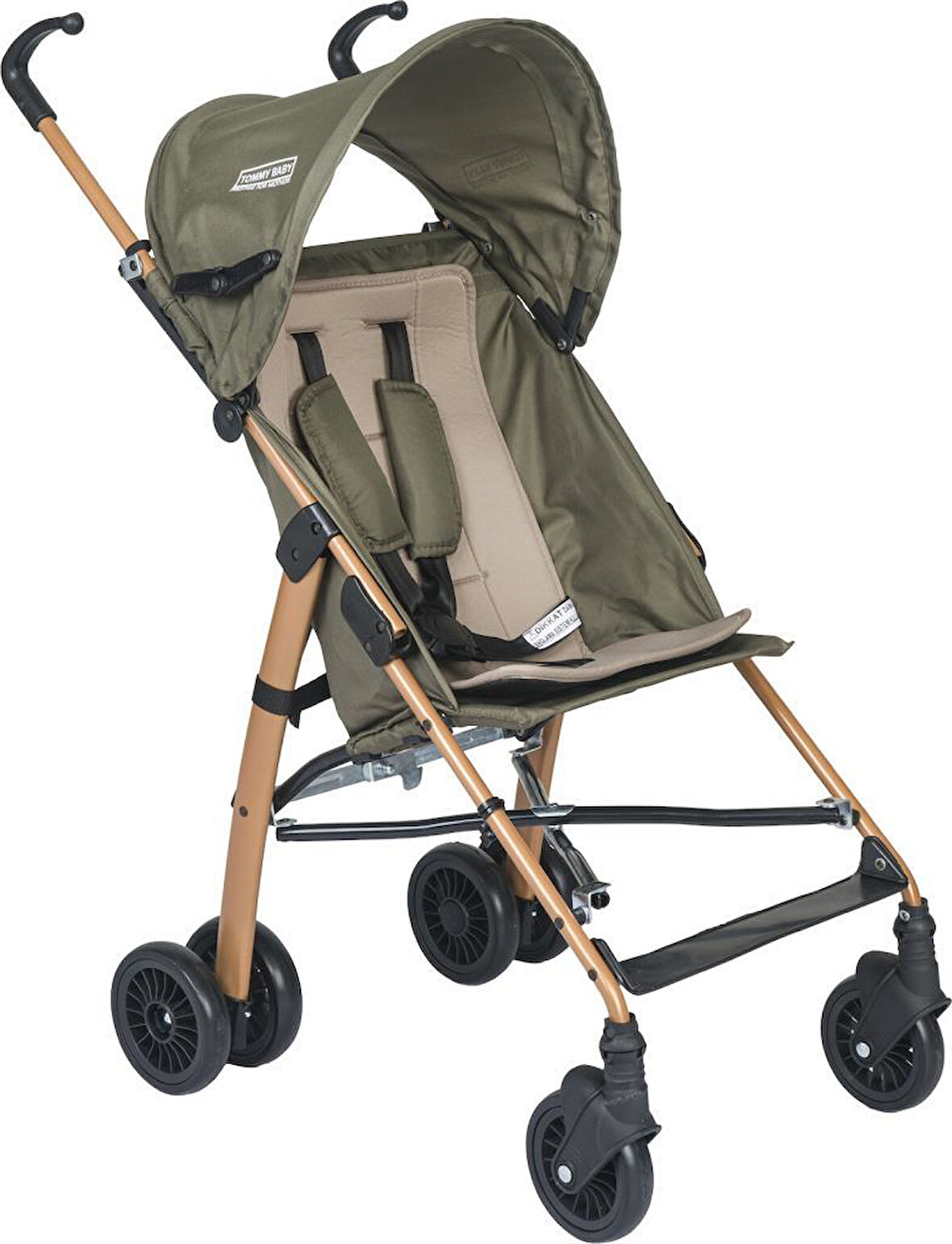 Tommybaby STAR Tek Teker Pratik Baston Puset Bebek Arabası Çocuk Arabası
