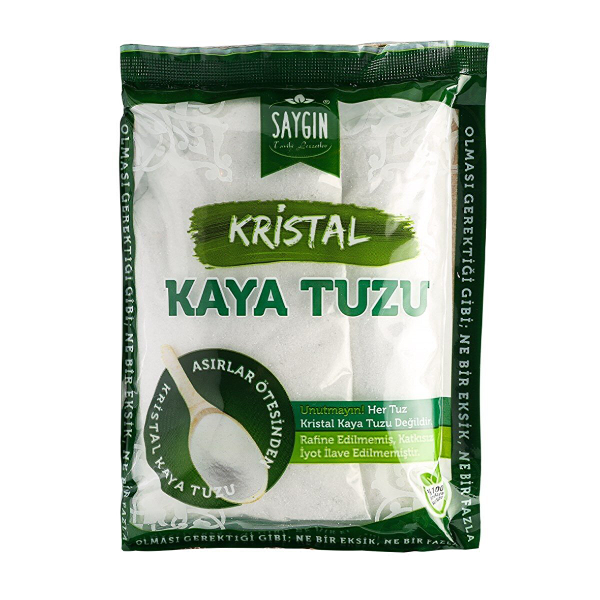 Yemeklik Öğütülmüş Kaya Tuzu Beyaz 500 Gr