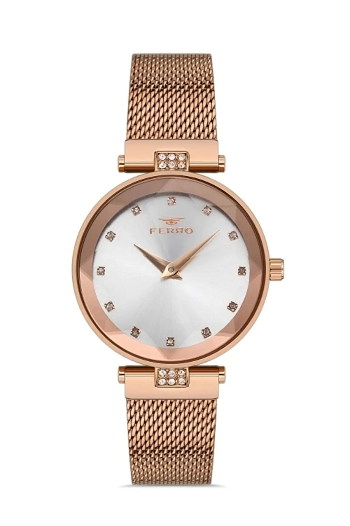Rose Hasır Kordon Kadın Kol Saati FL21297C-C