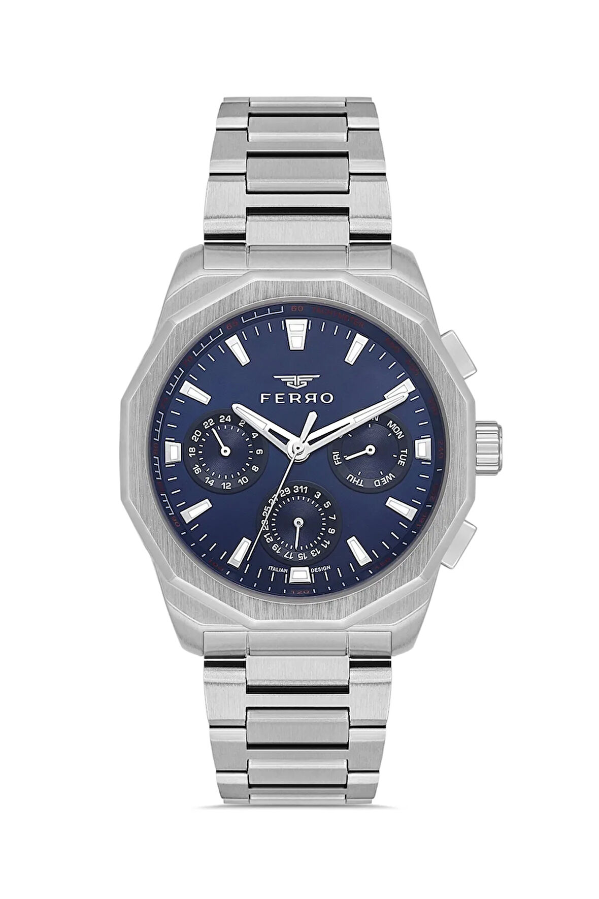 Gümüş Çelik Kordon Erkek Kol Saati FM11520AWT-A15