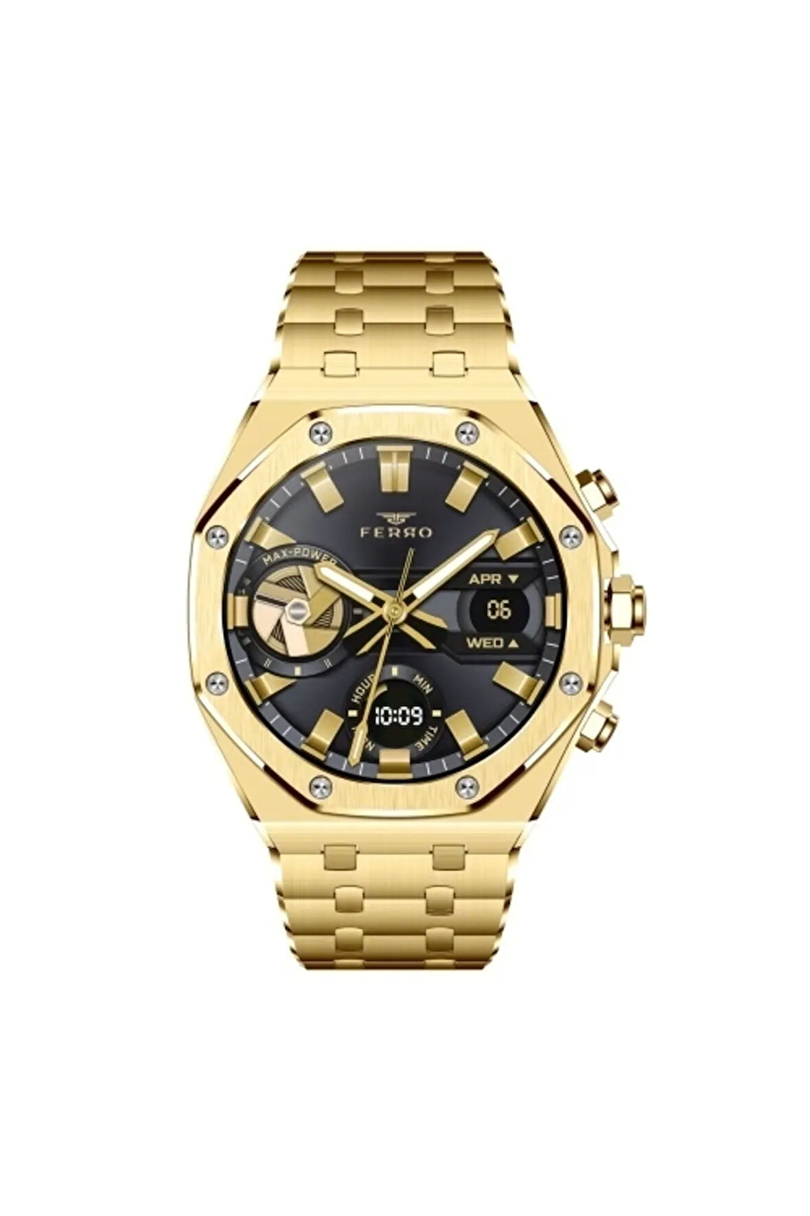 Sarı Celik Kordon Erkek Akıllı Saat FSW1121A-B