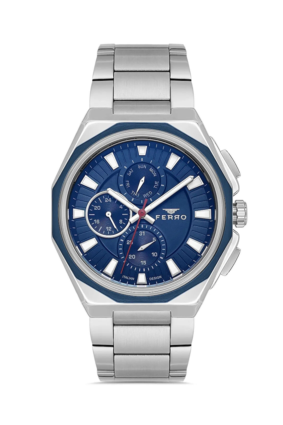 Gümüş Çelik Kordon Erkek Kol Saati FM11590AWT-J2