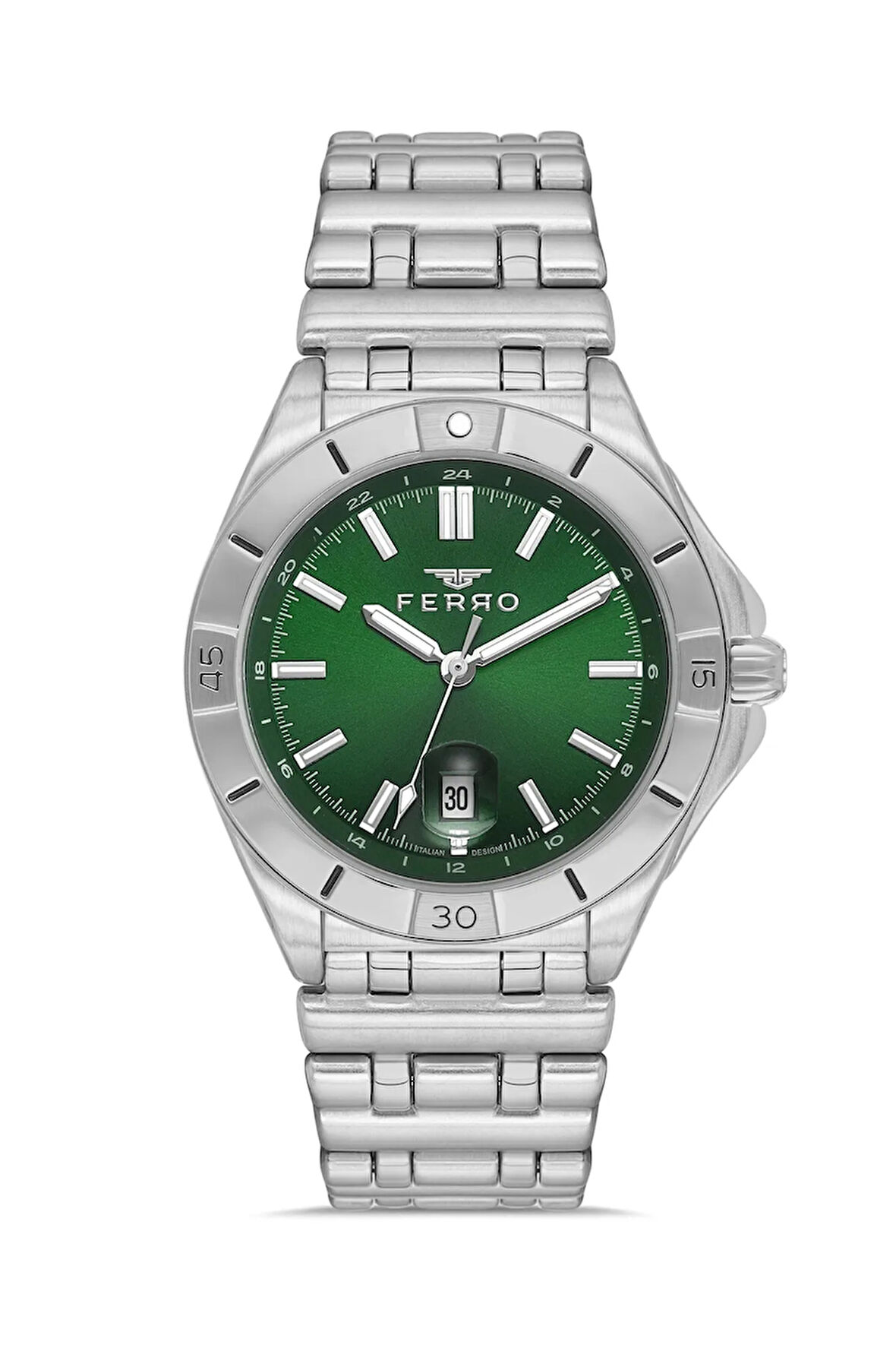 Gümüş Çelik Kordon Erkek Kol Saati FM43017A-A