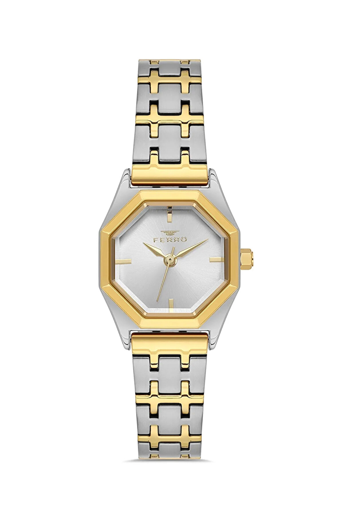 Sarı Çelik Kordon Kadın Kol Saati FL43019A-B