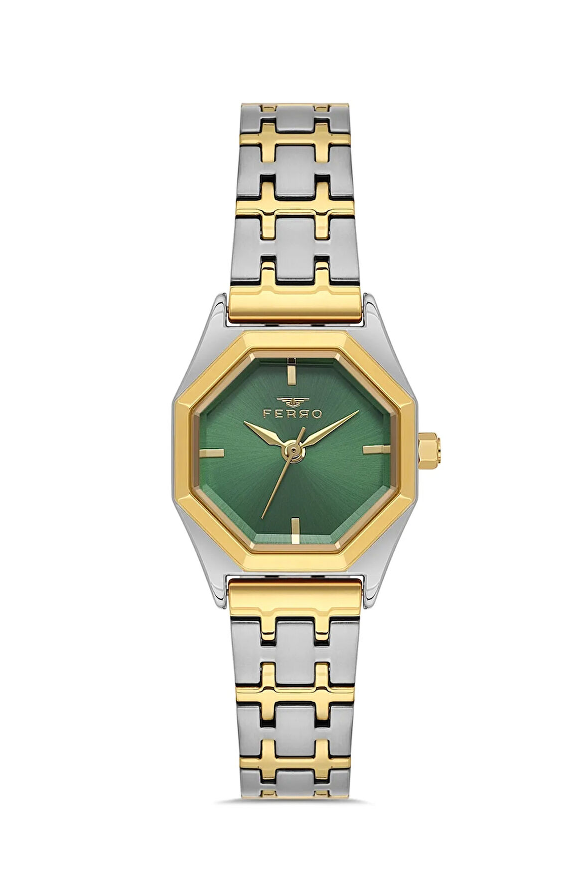 Sarı Çelik Kordon Kadın Kol Saati FL43019A-B