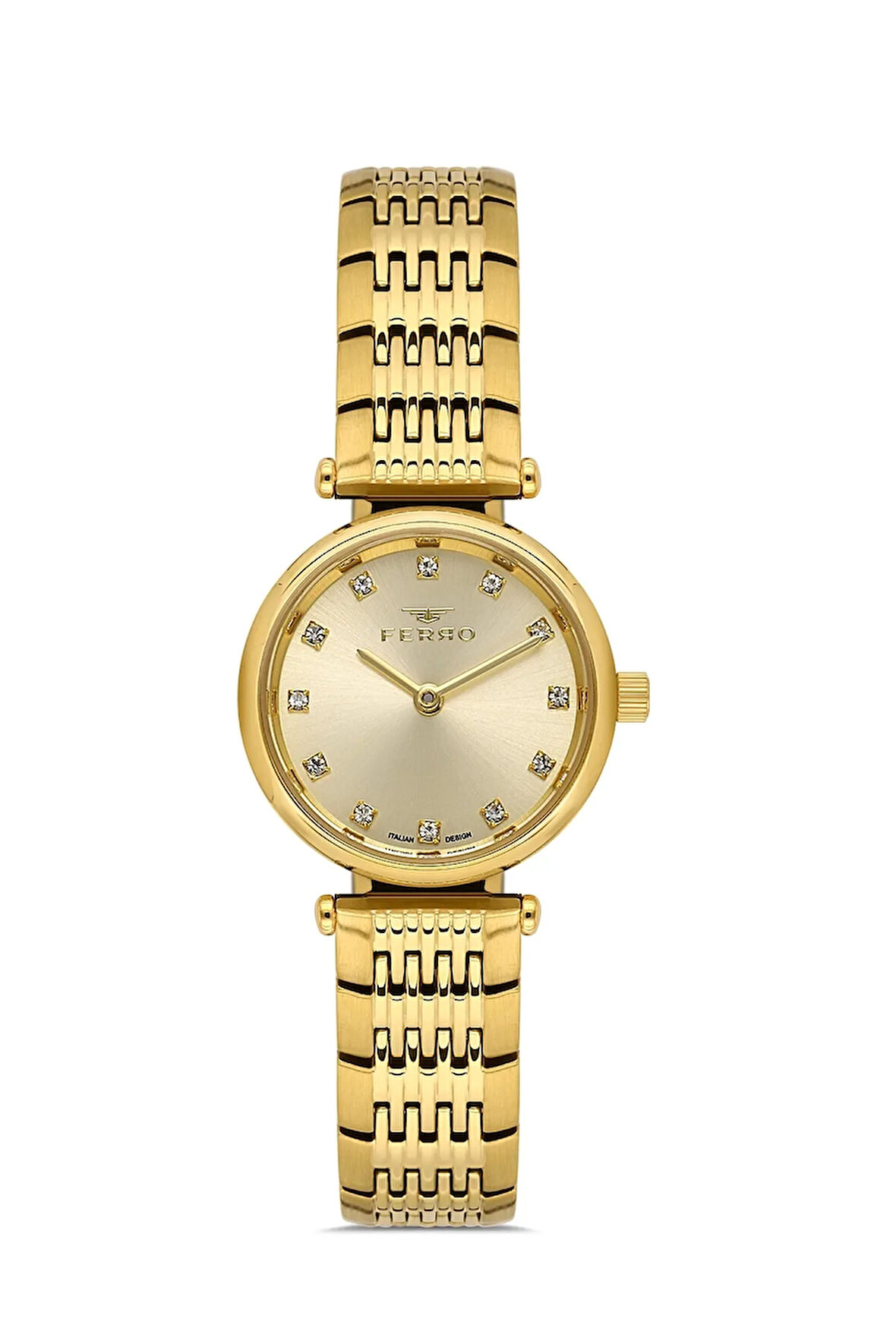 Sarı ve Gümüş Çelik Kordon Kadın Kol Saati FL43020A-D6