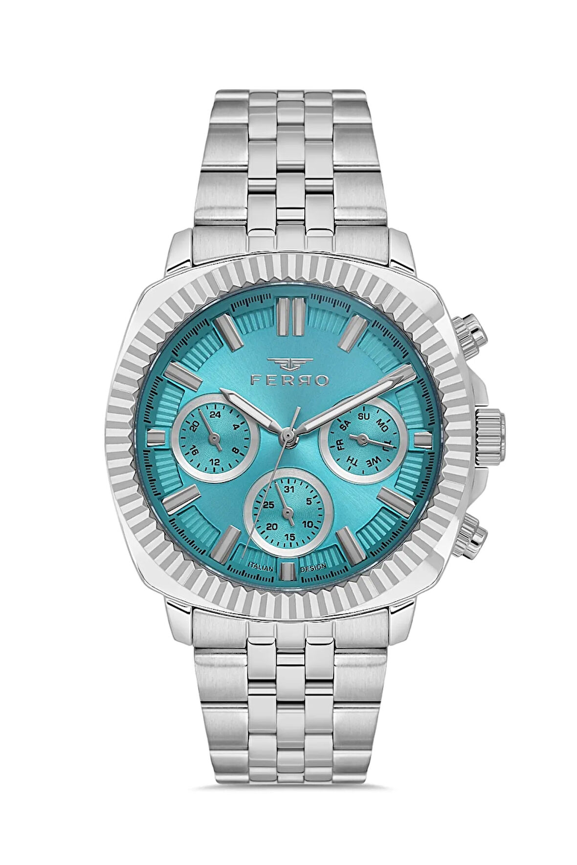 Gümüş Çelik Kordon Erkek Kol Saati FM11627AWT-A15