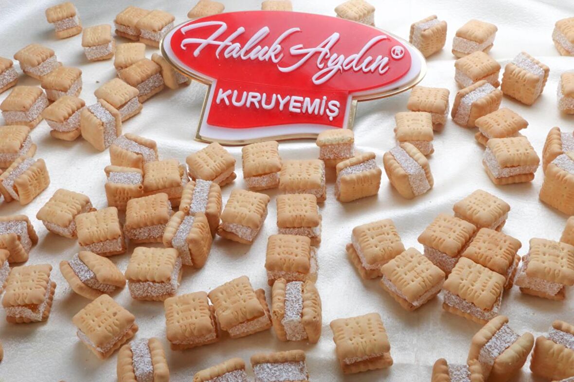 Mini Bisküvili Lokum 500 Gr