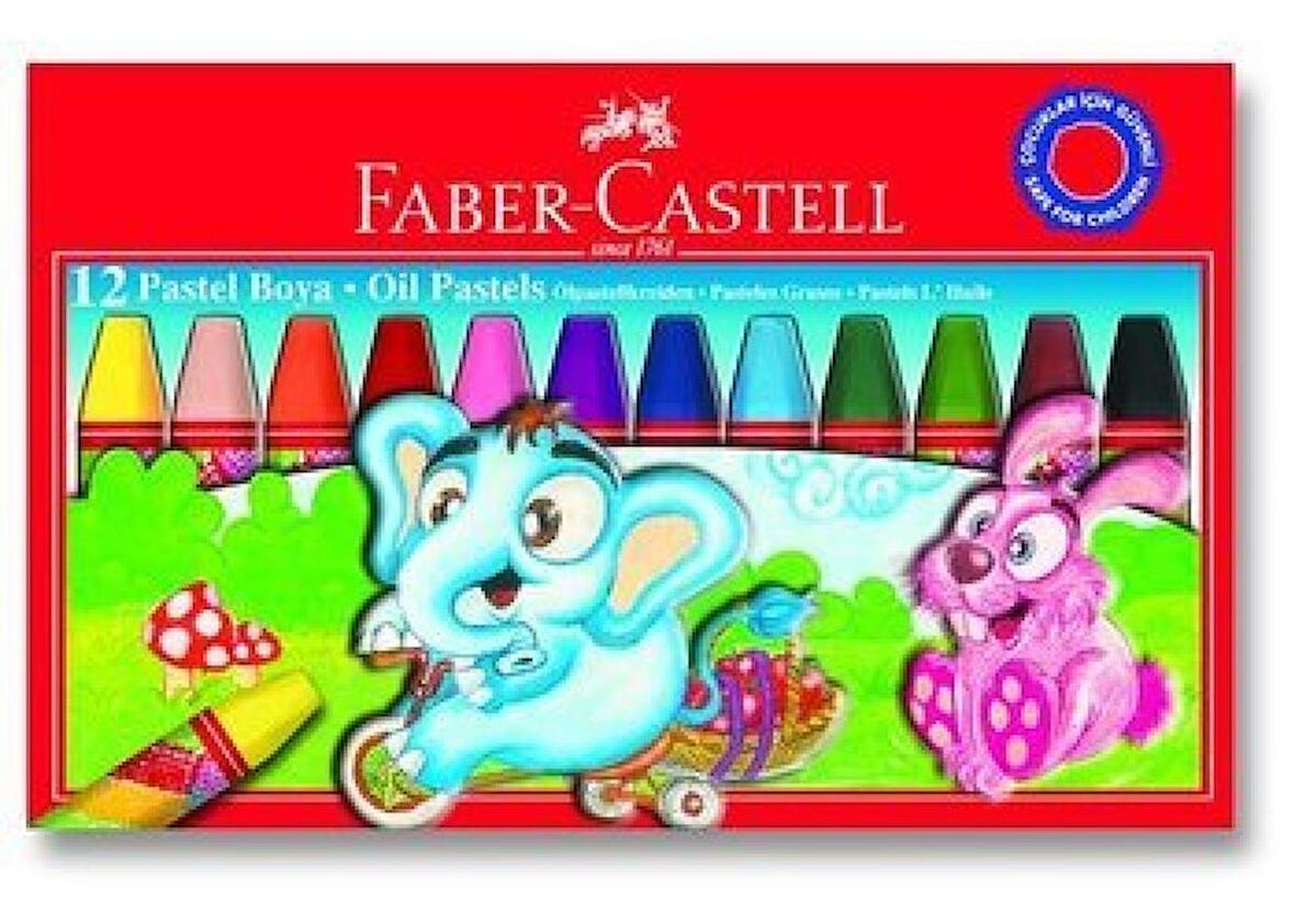 Faber Castell Pastel Boya 12Li