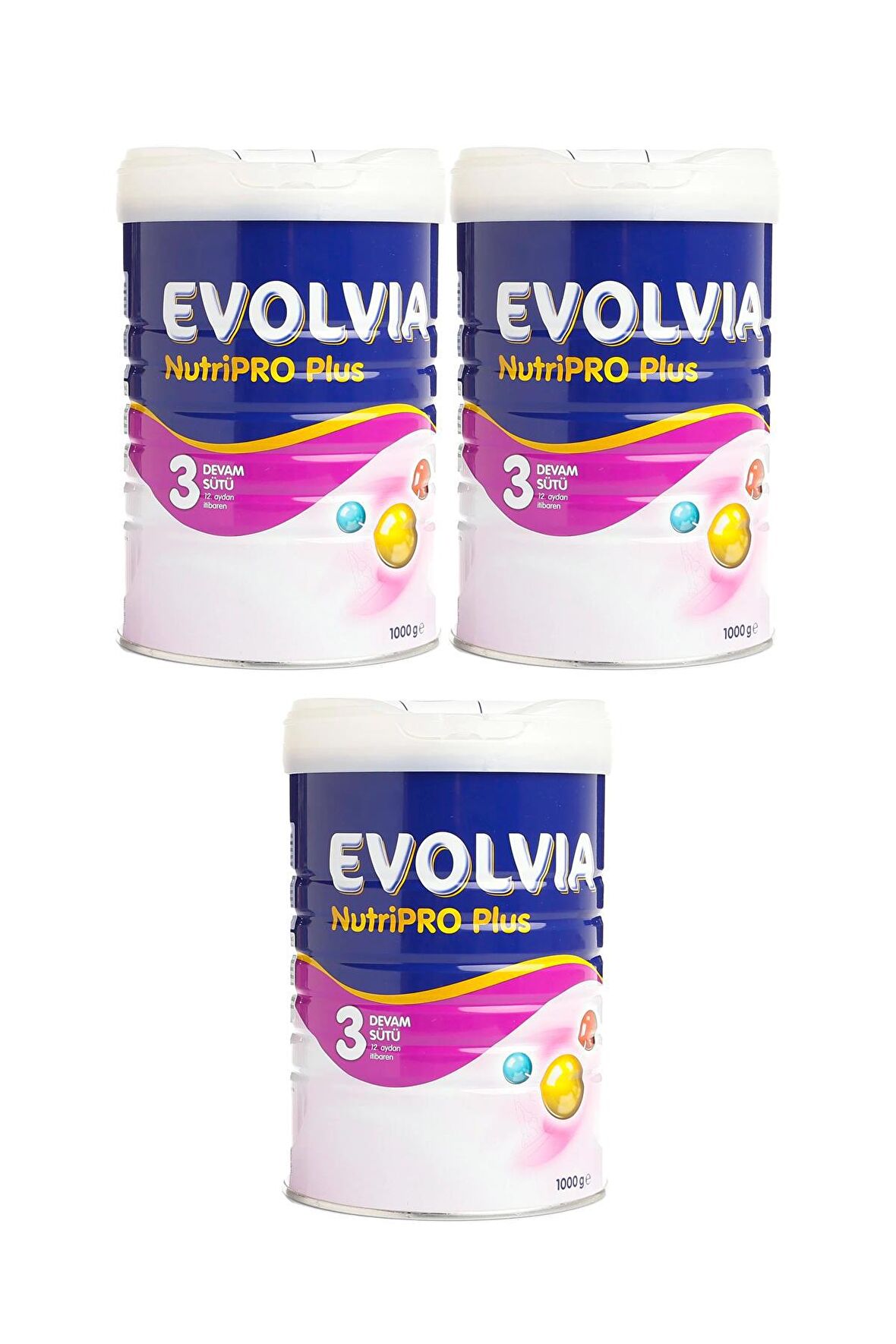 Evolvia Nutripro Plus 3 Prebiyotik Biberon Maması 3 x 1000 gr