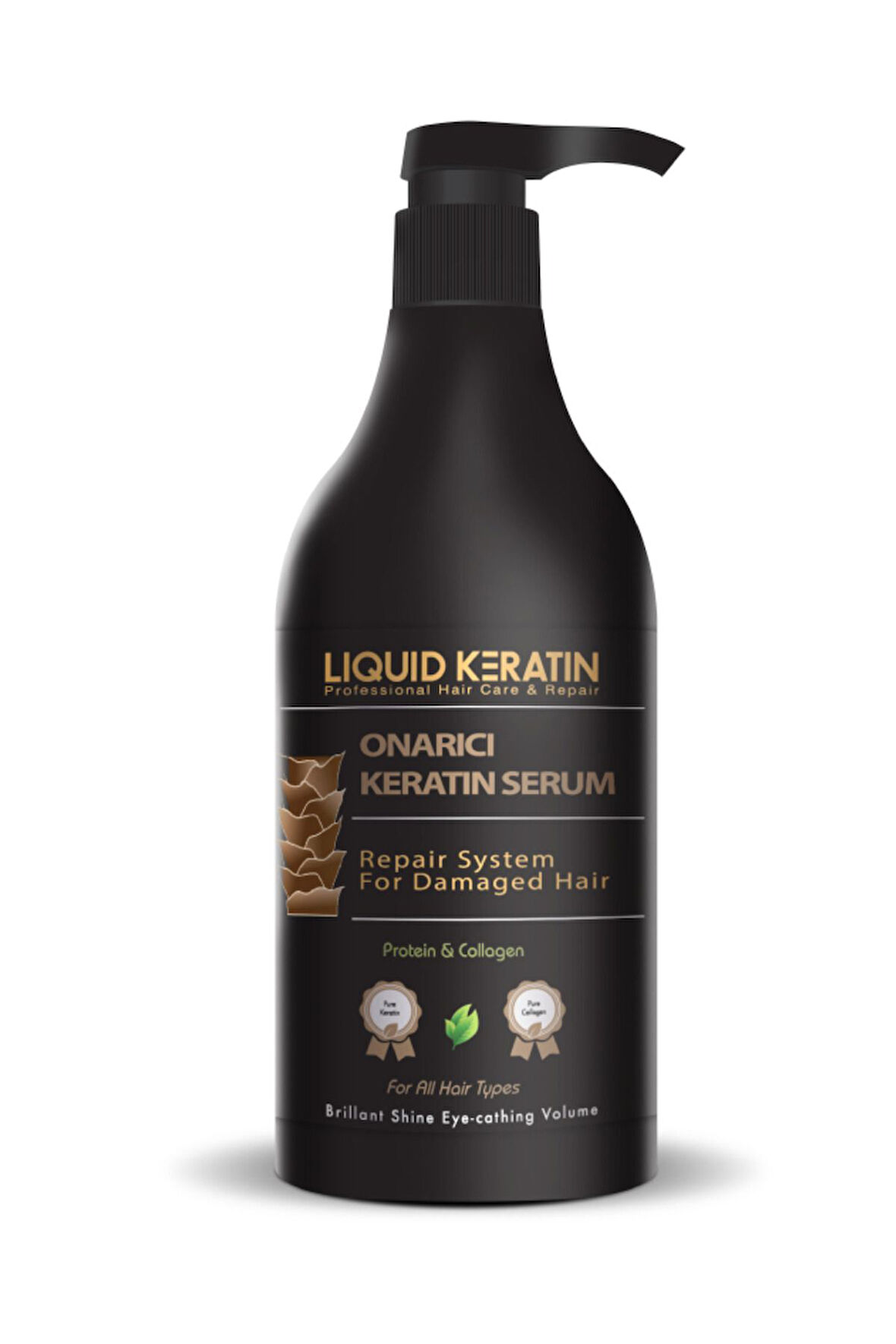 Onarıcı Saf Keratin Saç Bakım Serumu (500ml)