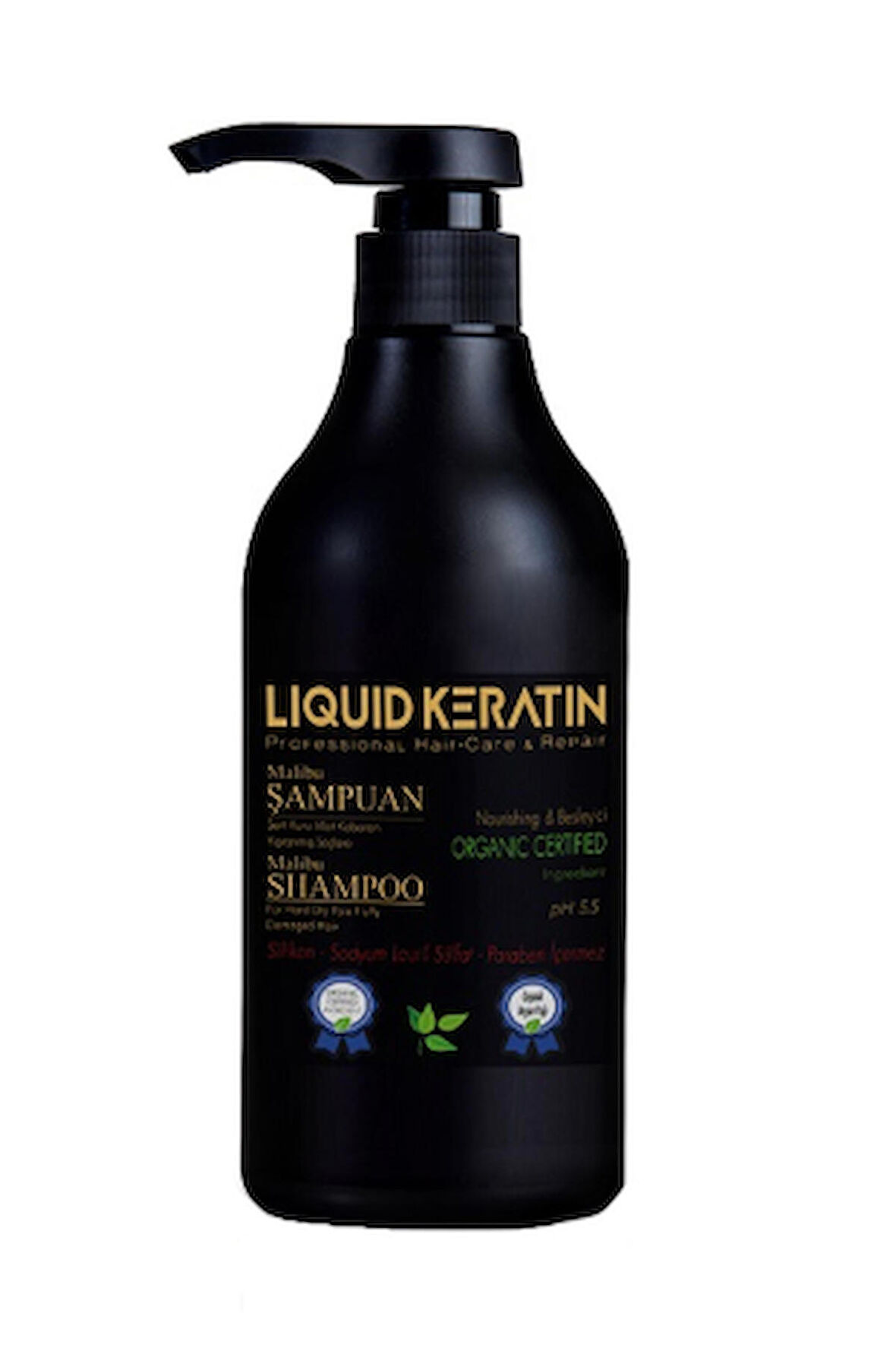 Kuru Mat Sert Saçlara Keratin Şampuanı 500ml (Malibu Şampuan)