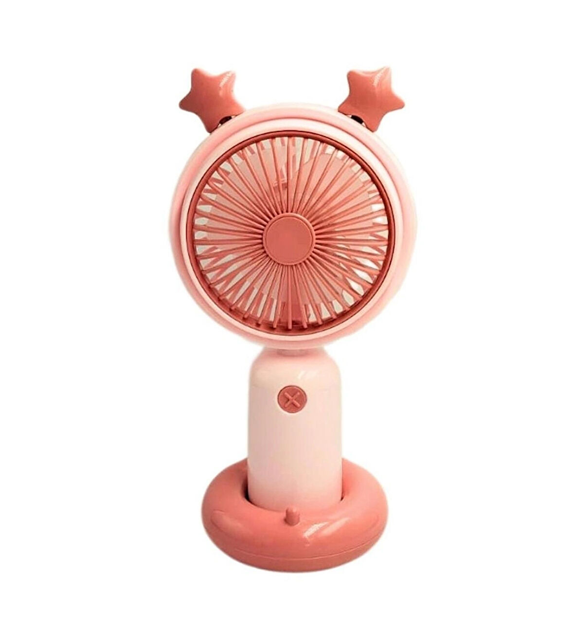 Inovaxis Mini El Fanı Taşınabilir Serinletici Işıklı Şarjlı Vantilatör 2 Kademeli Hız Ayarı