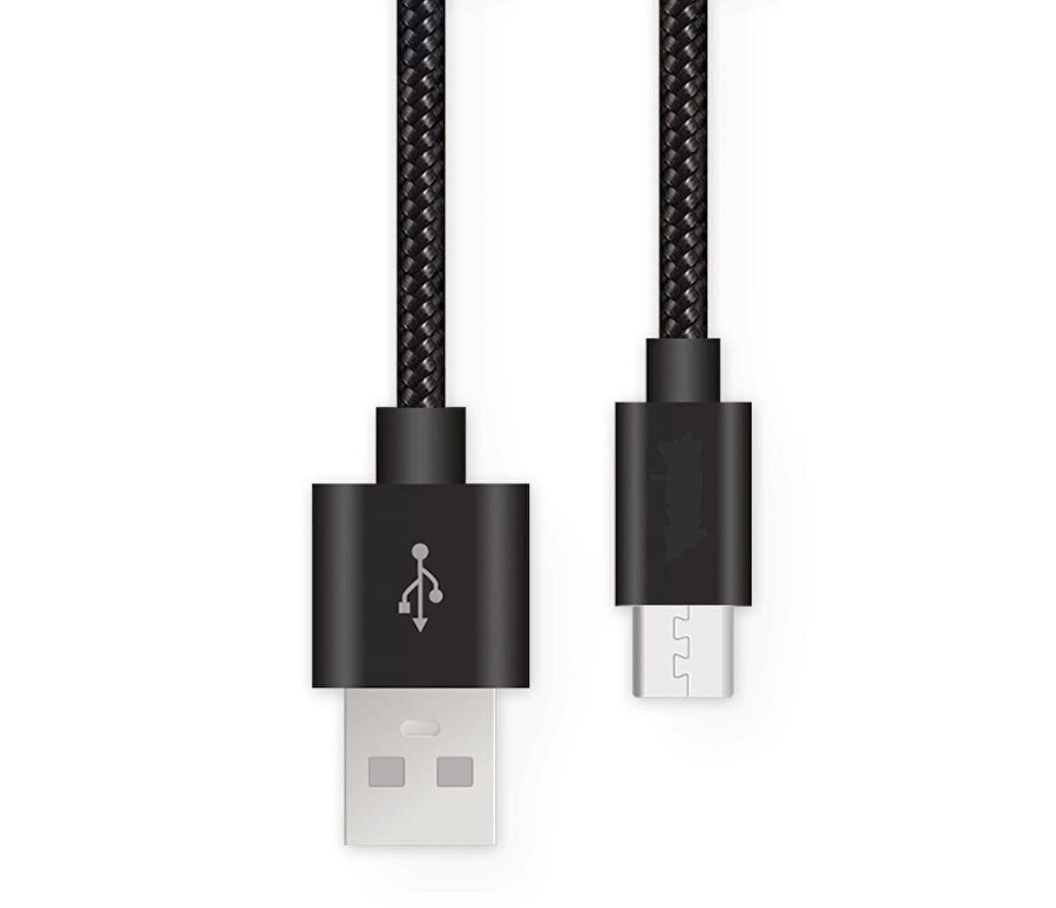 Universal Tüm Cihazlarla Uyumlu Mikro Usb Halat Hızlı Data & Şarj Kablosu 1,5m