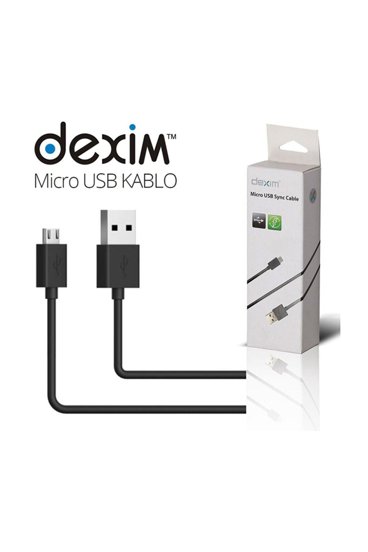 Dexim DWA107 Micro USB Şarj Data Kablosu