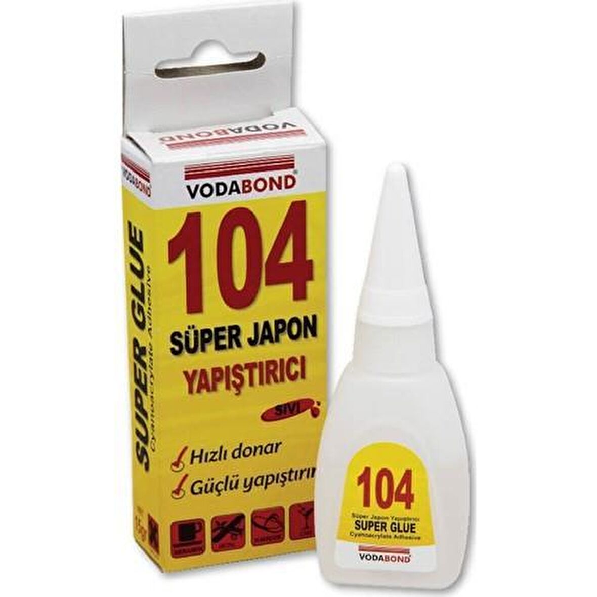 Vodabond 104 Süper Japon Yapıştırıcı 15 GR