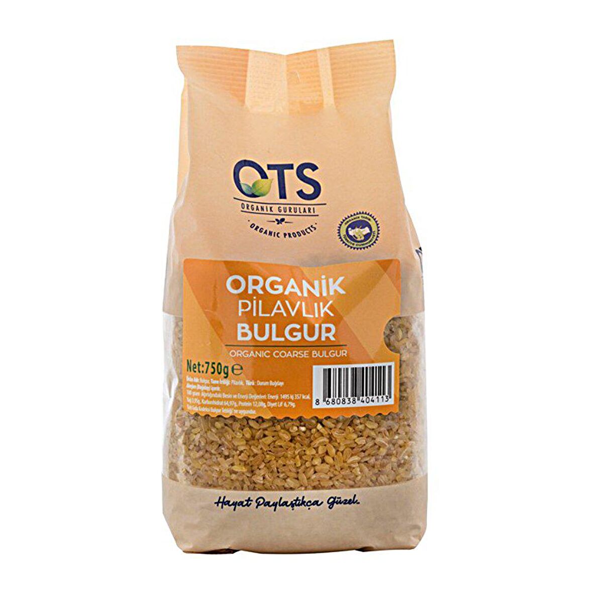 Ots Organik Pilavlık Bulgur 750 gr