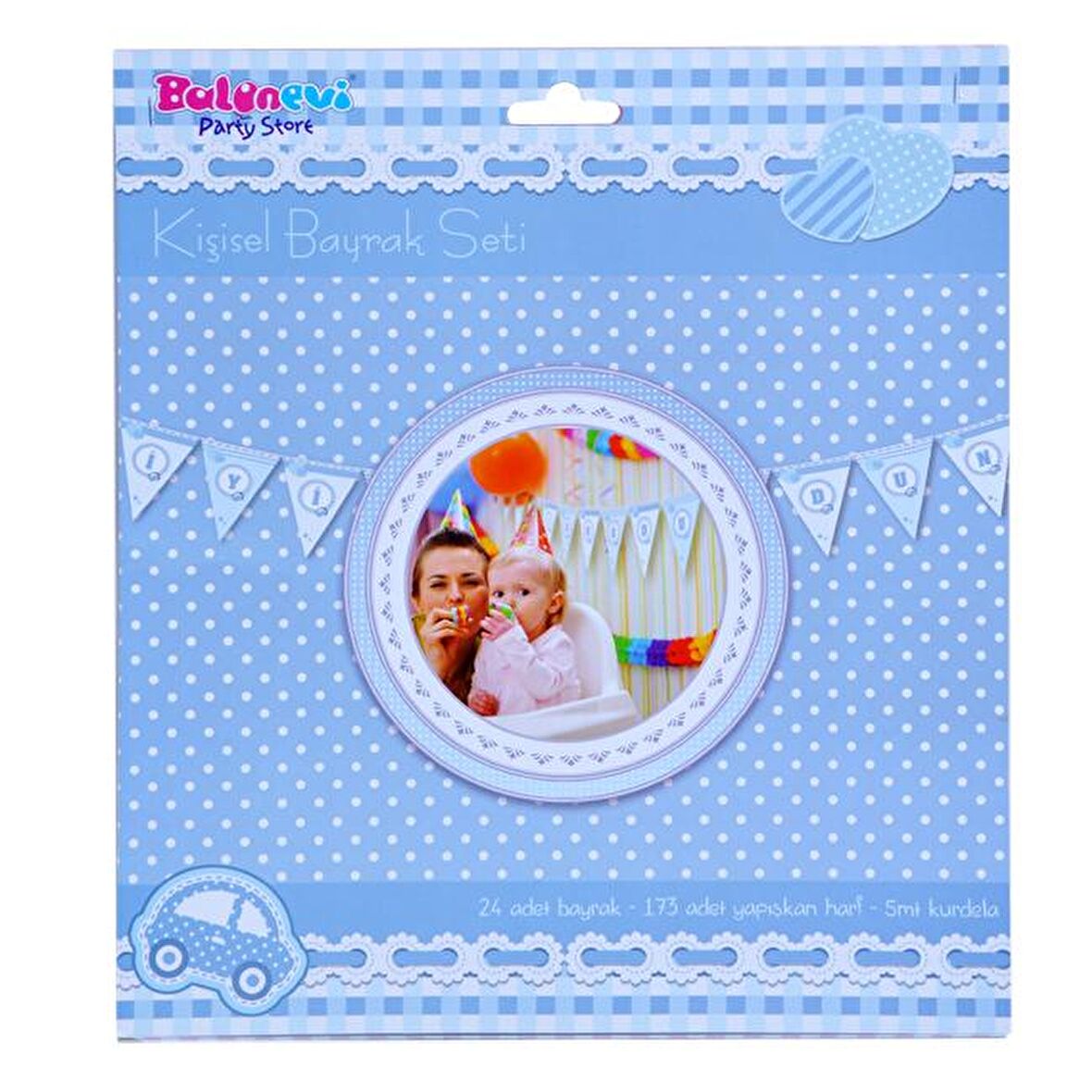 KİŞİSEL BAYRAK SETİ MAVİ