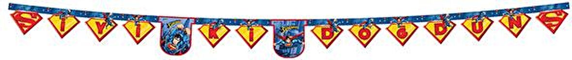 SUPERMAN İYİKİ DOĞDUN BANNER