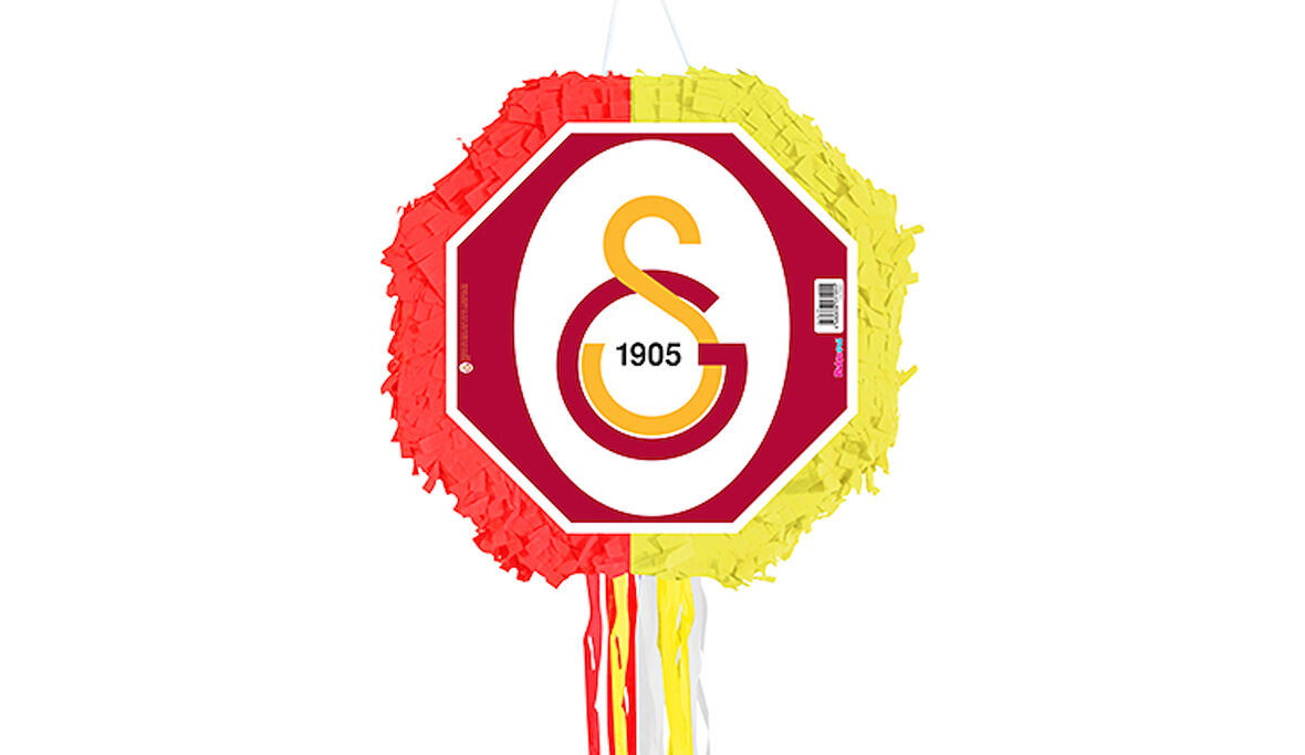 Orjinal Lisanslı Pinyata Galatasaray 42X42X9cm + Sopası Balon evi