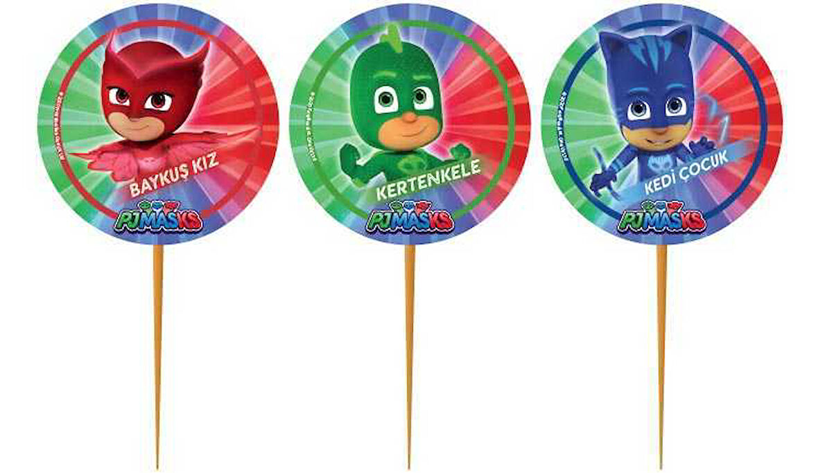 PJ MASKS KÜRDAN LİSANSLI 10 ADET