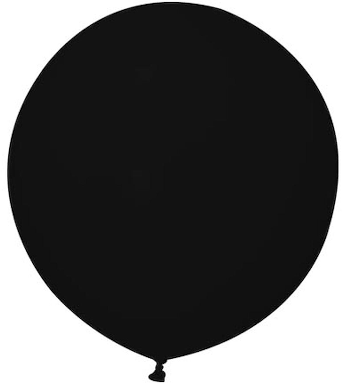 Balon Jumbo Düz 24 İnc Siyah ( 3 Adet )