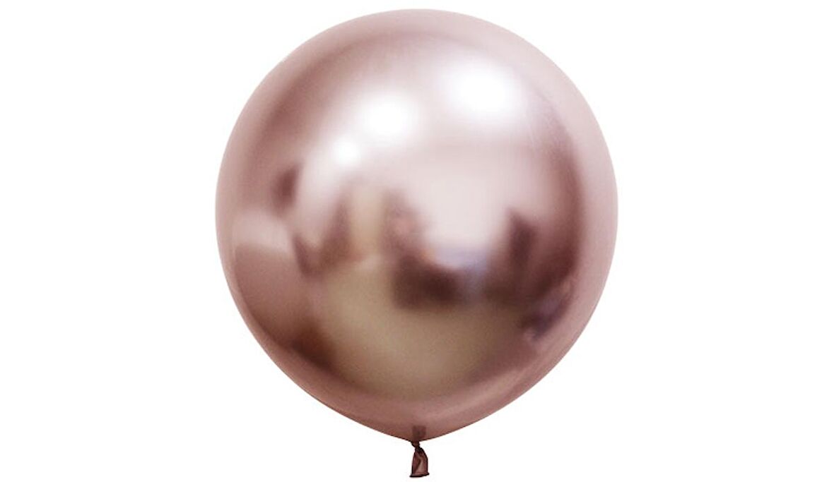 Balon Krom Parlak Jumbo 24 İncrose Gold 60 cm ( 3 Adet )