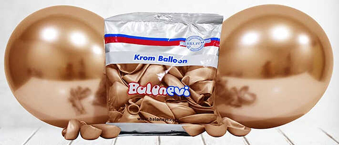 BALON KROM PARLAK 10 İNC BAKIR 50 ADET
